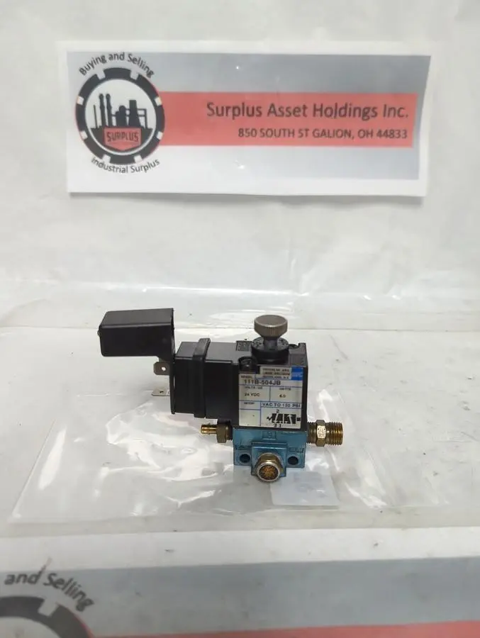 Used MAC VALVES 111B-504JB Solenoid Valves Ohio US | Surplus Asset Holdings #1365634