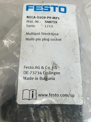 NEW FESTO NECA-S1G9-P9-MP1 MULTI PIN PLUG SOCKET NECAS1G9P9MP1 548719