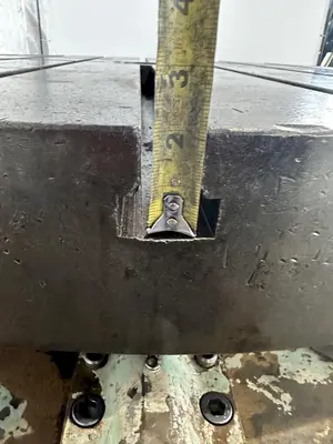 60" LUCAS AIR LIFT ROTARY POSITIONING TABLE. STOCK #0314122