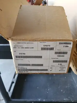 USED Chromalox UTU-7LT Tubular Element, 240V, 3600W