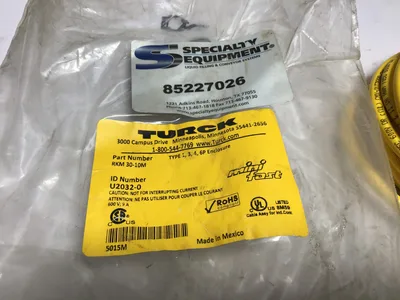 Turck RKM 30-10M Cordset 10 Meters Cable Connector 3-Wire