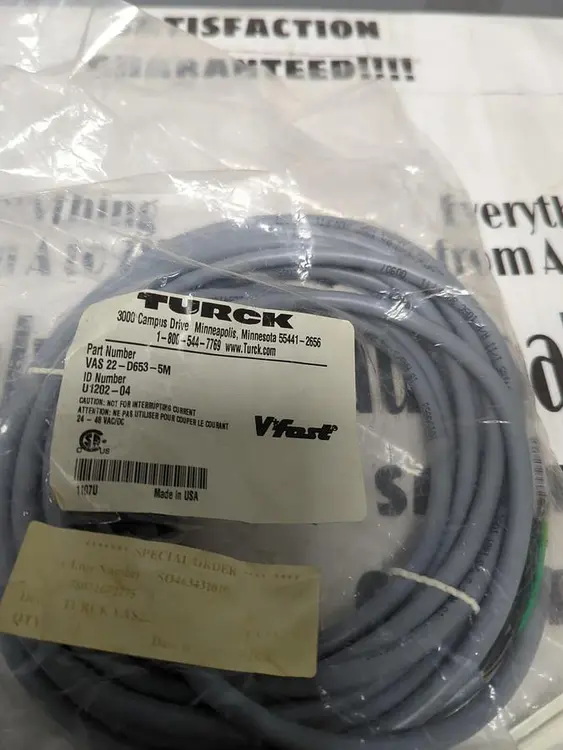 New | in-Stock TURCK VAS 22-D653-5M Cable & Wire Ohio US | Surplus Asset Holdings #1234920