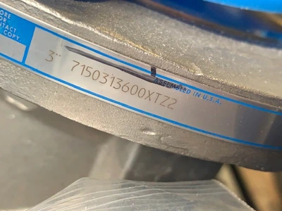 Neles Jamesbury 3" 7150313600XTZ2 Ball Valve with Pneumatic Actuator  NEW STOREROOM SPARE