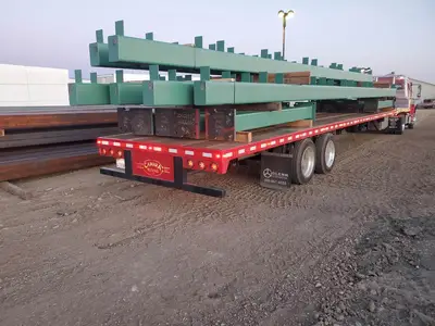 Used 2020 GLENN ENGINEERING 40FT Flatbed Trailers | Ben Kaplan Equipment #1182389