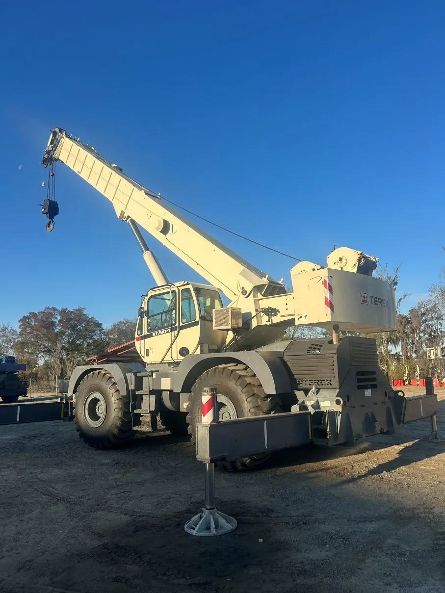 Used 2013 Terex RT780 Rough Terrain Cranes Georgia US | Zadoon Equipment #1480685