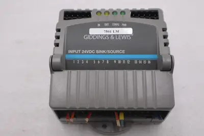 GIDDINGS & LEWIS M.1300.7372 R1 Input Module 24VDC SINK/SOURCE STOCK 644-D