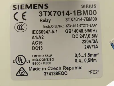 Siemens 3TX7014-1BM00 Relay DIN Rail Lot of 32