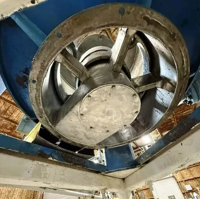 Tolhurst 32 x 20 perforate basket centrifuge, 316SS.