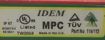 USED IDEM SAFETY SWITCHES 114113