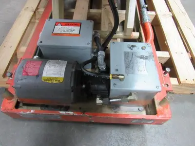 Globe 1000LB Hydraulic Scissor Lift Table 24"x60"Top  64"Max 12"Min 3PH Electric
