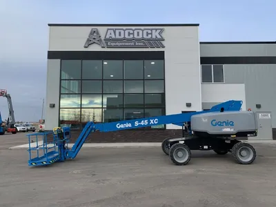 New | in-Stock 2026 GENIE S-45 XC TELESCOPIC BOOM LIFT Telescopic Boom Lifts Alberta CA | Adcock Equipment #1418021