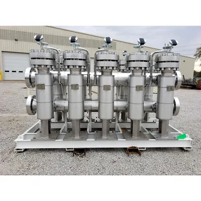 Unused Stainless Steel Rosedale High Pressure Liquid Filtration Strainer System