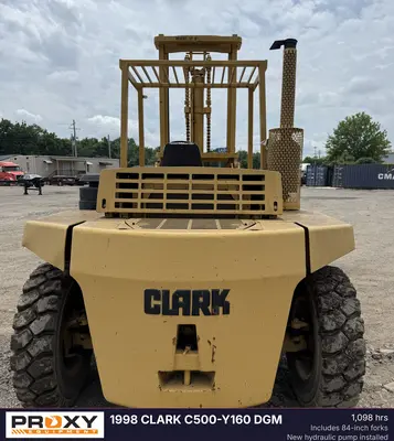 Used 1998 CLARK C500-Y160 DGM Internal Combustion Forklifts: Pneumatic Tire Kentucky US | Proxy Equipment #1385155
