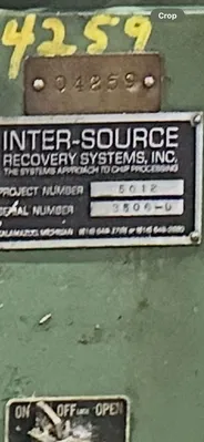 1997 INTER-SOURCE CA6200F Chip Processing System | Graff-Pinkert (10)