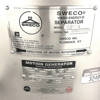 Used SWECO _UNKNOWN_ Sweco Screens Connecticut US | DMC Industries #1281979