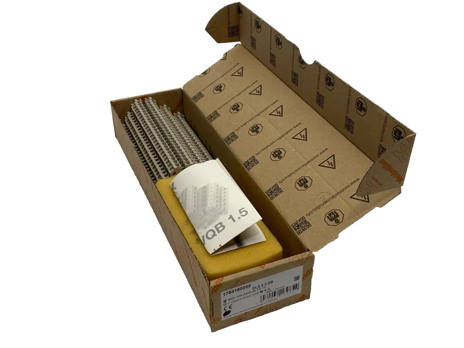 DLD 2.5 DB,1784180000 | Weidmuller DLD 2.5 DB Terminal Block 6 Pole 1784180000 LOT OF 25 - New Other