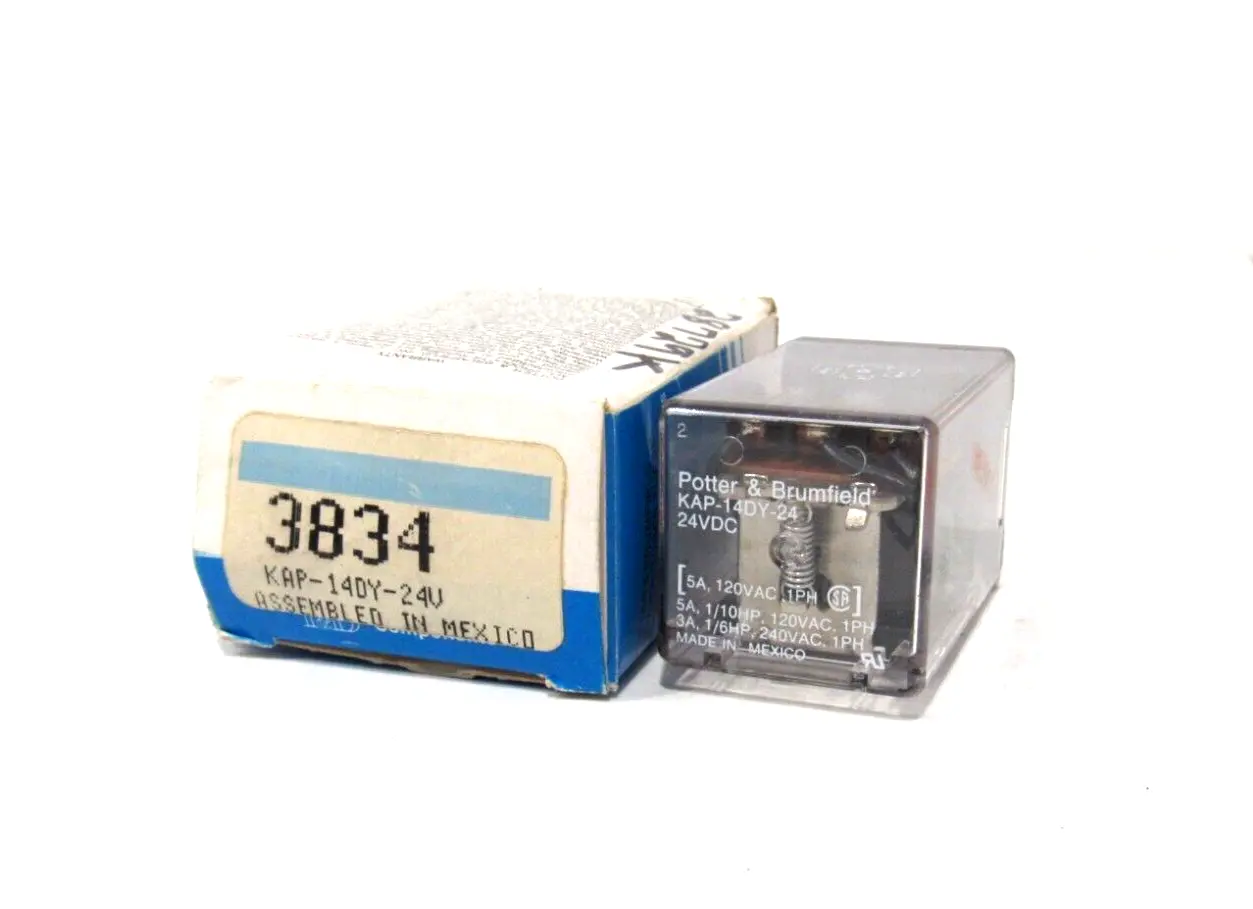 NEW POTTER & BRUMFIELD KAP-14DY-24 RELAY KAP14DY24