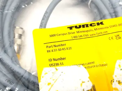 NEW TURCK U5238-11, RK 4.5T-10-RS 4.5T