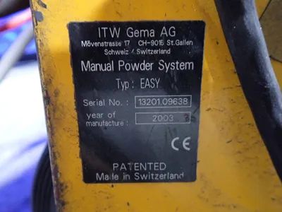 USED 2003 ITW GEMA EASY TRONIC