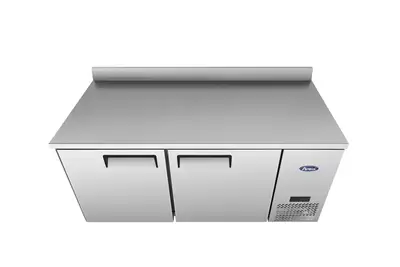 New | in-Stock Atosa New Atosa MGF67GR 67" Worktop Refrigerator w/ Backsplash, Side Mount Compressor Worktop Refrigerators Illinois US | Falcon Restaurant Supply #1375532