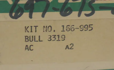 NEW ASCO 166-995 REBUILD KIT 166995