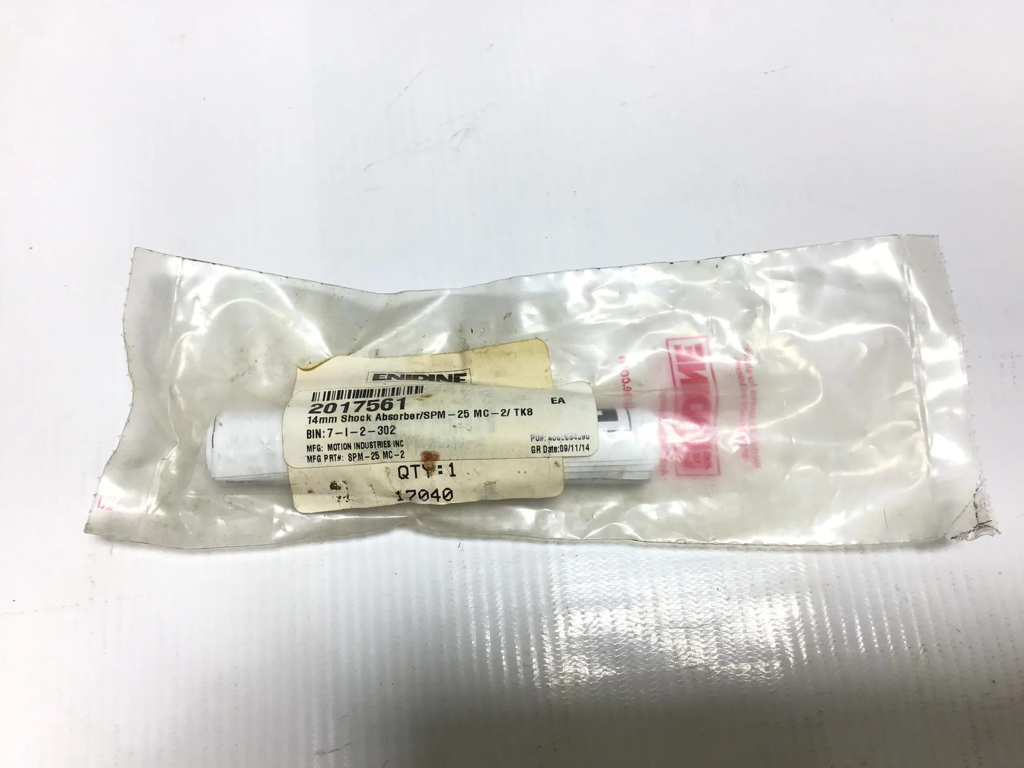 Enidine 2017561 14mm Shock Absorber/SPM-25MC-2/TK8