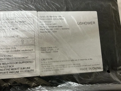 Used BRAND NEW USHOWER KM005-S1R12080UL Home Building Material (Miscellaneous) Michigan US | Miedema Asset Management Group #1340859