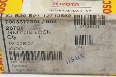 NEW BOSCH 26701 IGNITION LOCK X3-B20-E04