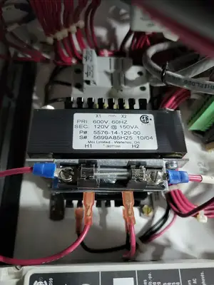 3 hp, 600V, 7A, 3-Ph FVR Starter Size 1 Bucket for Freedom 2100 MCC Frame