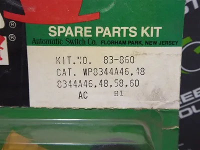 ASCO 83-860 Solenoid Valve Spare Parts Kit New NIB