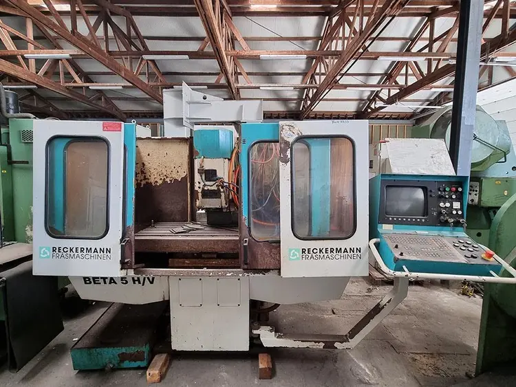 Used RECKERMANN BETA 5 H/V X: 1000 - Y: 450 - Z: 400 MM CNC Bed Type Mills | Apt International N.V #364615