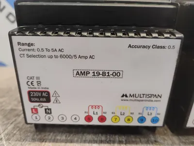 MULTISPAN AMP 19-B1-00 Voltage Meter | ESS Industrial Equipment Sales (5)