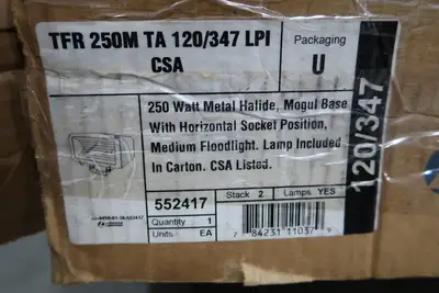 NEW LITHONIA LIGHTING TFR 250M TA 120/347 LPI