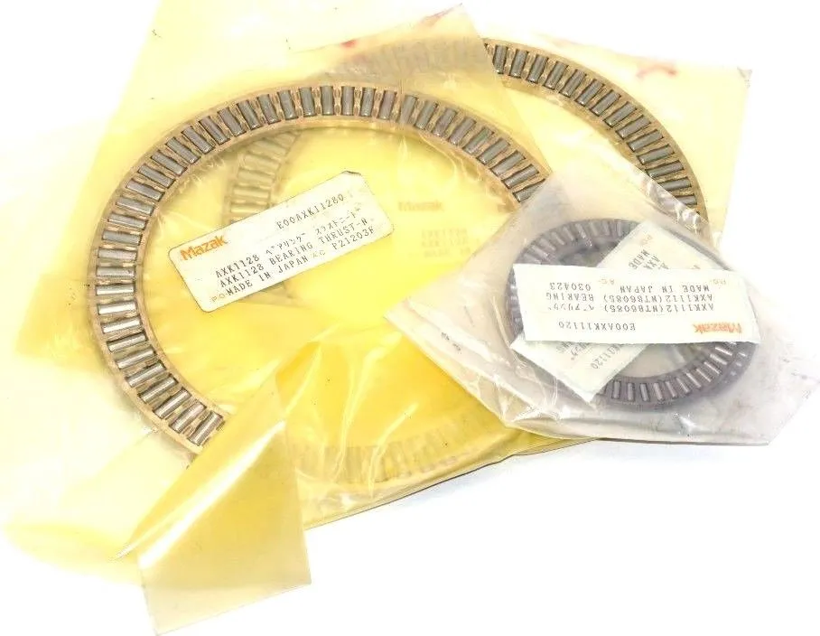 2 NEW MAZAK E00AXK11280 NEEDLE THRUST BEARING SETS