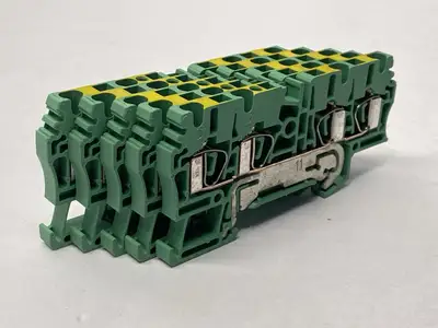 Used Weidmüller Terminal Tension-Clamp Connection 1608660000 LOT OF 5 Terminal Blocks Michigan US | Maverick Industrial Sales #1394947