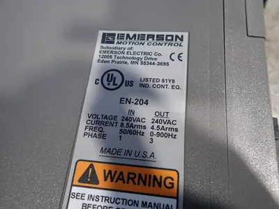Used EMERSON EN20400000 Servo Drives Ohio US | HGR 24 #878566