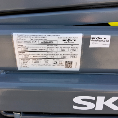 NEW 2026 Skyjack SJ3213 Micro