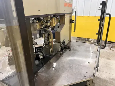 MEGOMAT MODEL #ASM3001A WIRE CUTTING & PROCESSING MACHINE: STOCK #20096