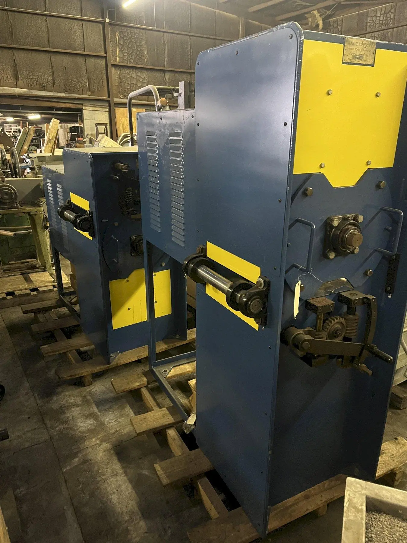 NEW STAR CHOPPER CO 15" DIA X 6" WIDE BRUSHING MACHINES
