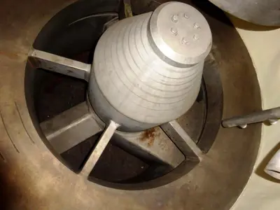 Ellerwerk 736 U-A perforate basket centrifuge, 316SS.