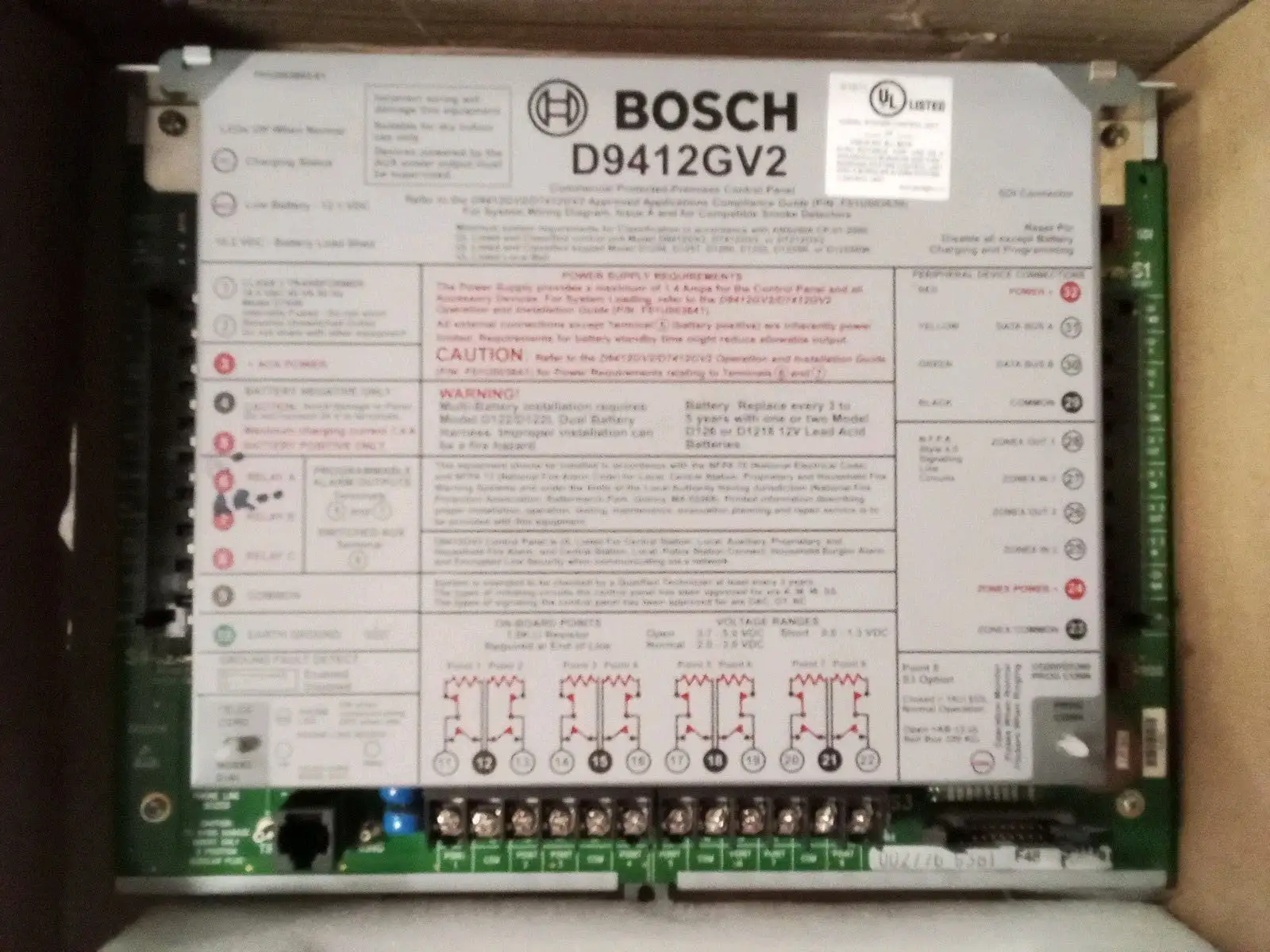 Used Bosch D9412GV2 Security & Surveillance US | Infinity wholesale & Supply LLC #1305854