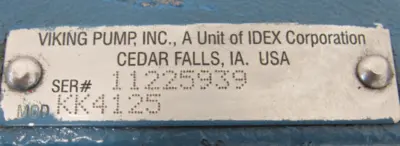 REFURBISHED VICKING PUMP KK4125 PUMP