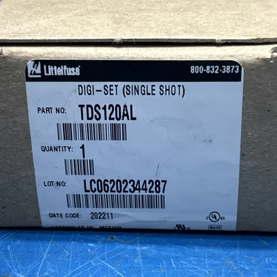 Littelfuse 8-Pin TDS120AL Digi-Set Single Shot Time Delay (120V) Digi-Set Timer