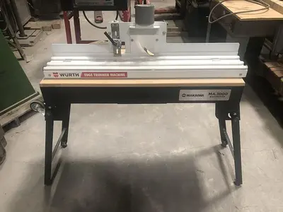 USED WURTH COMBINATION CBC-162 & RBB-1000 PORTABLE EDGE-BANDER AND TRIMMER