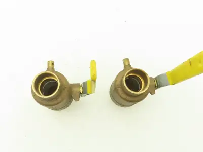 Apollo 1" Bronze Sweat Ball Valve with Drain Port 400 WOG  Lot of 2