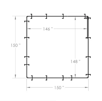 LASERVISION PN – BFS.M5P06.12×12 Portable Welding Booths | Li10 Laser (2)