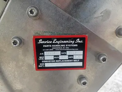 USED 2012 SERVICE ENGINEERING CO. FEED CONVEYOR
