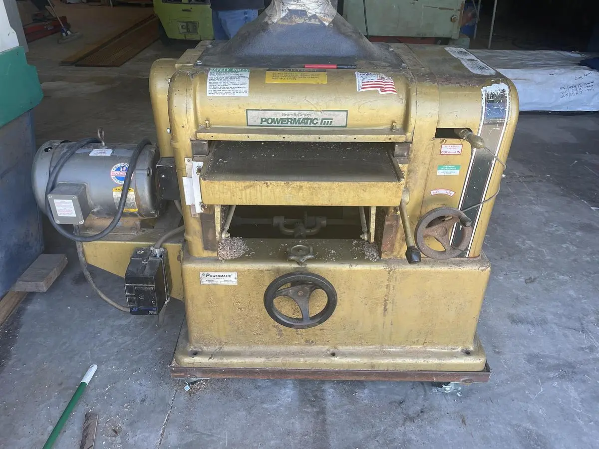 POWERMATIC 180, 18" PLANER
