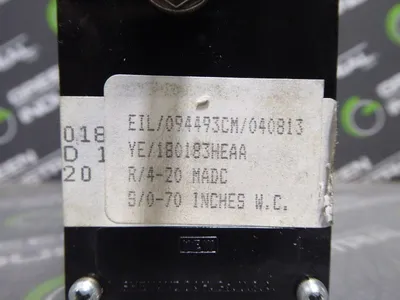 Yokogawa YE/180183HEAA Indicator 0 - 70 Inches W.C. EIL/094493CM/040813 New NIB
