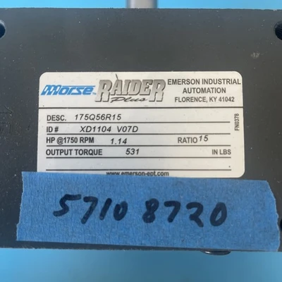 New | in-Stock EMERSON 175Q56R15 Gearboxes Indiana US | J&J Industrial Supply #510288